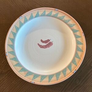 Treasure Craft Taos Chili Pepper Pasta Bowl 13 Inch Southwestern Ceramic USA